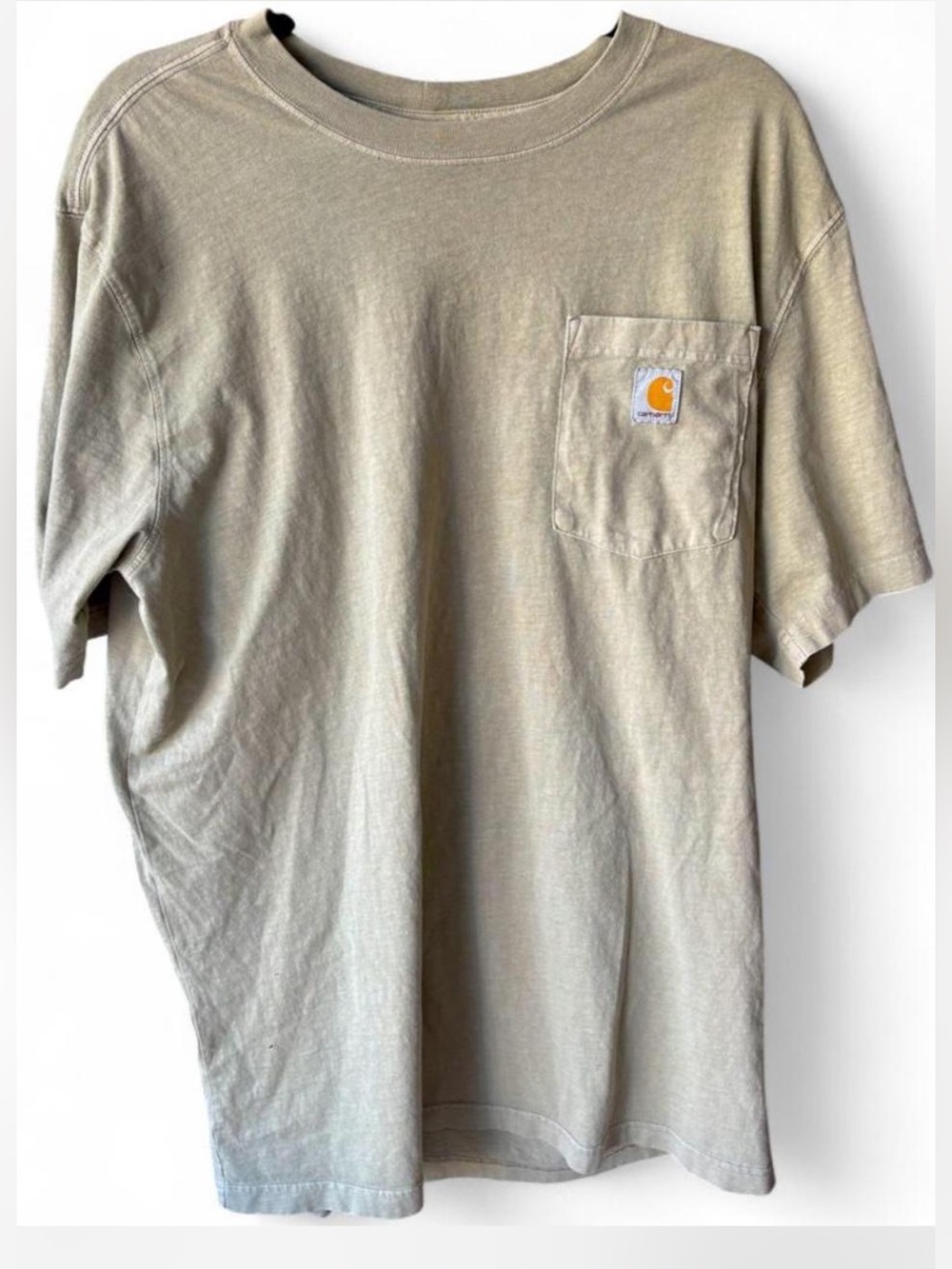 Carhartt Men's Pocket T-Shirt in Light Khaki